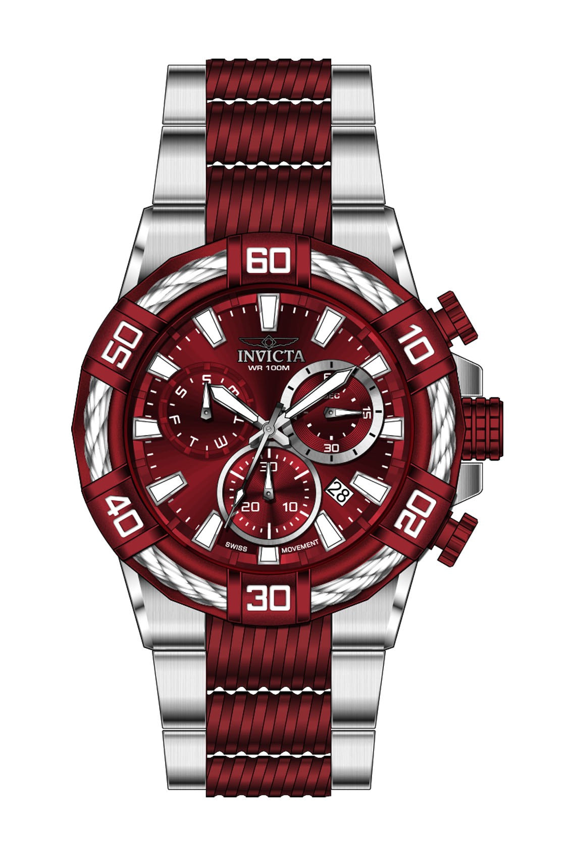 Band for Invicta Bolt Men 40912