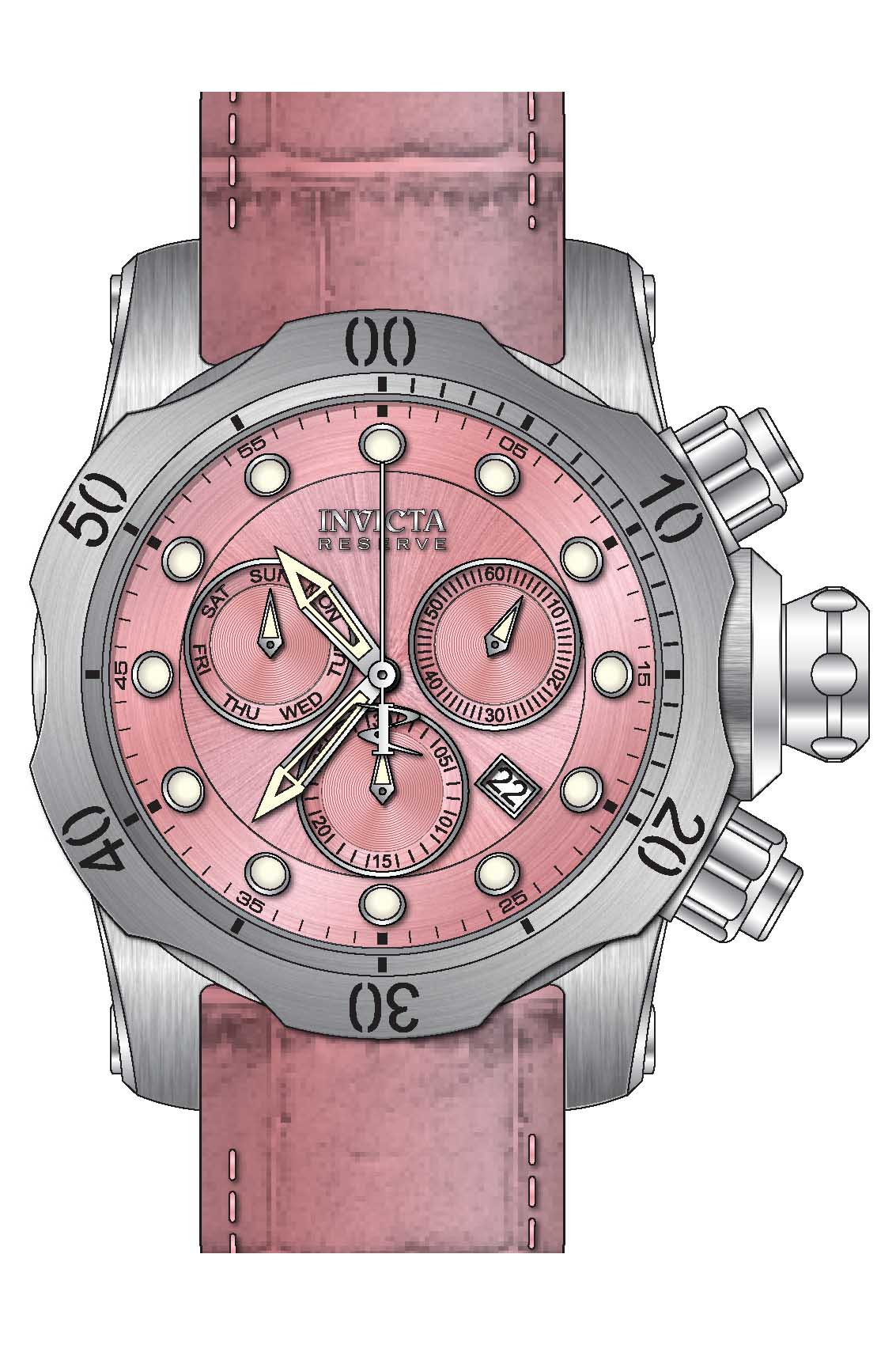 Band for Invicta Reserve Men 42617