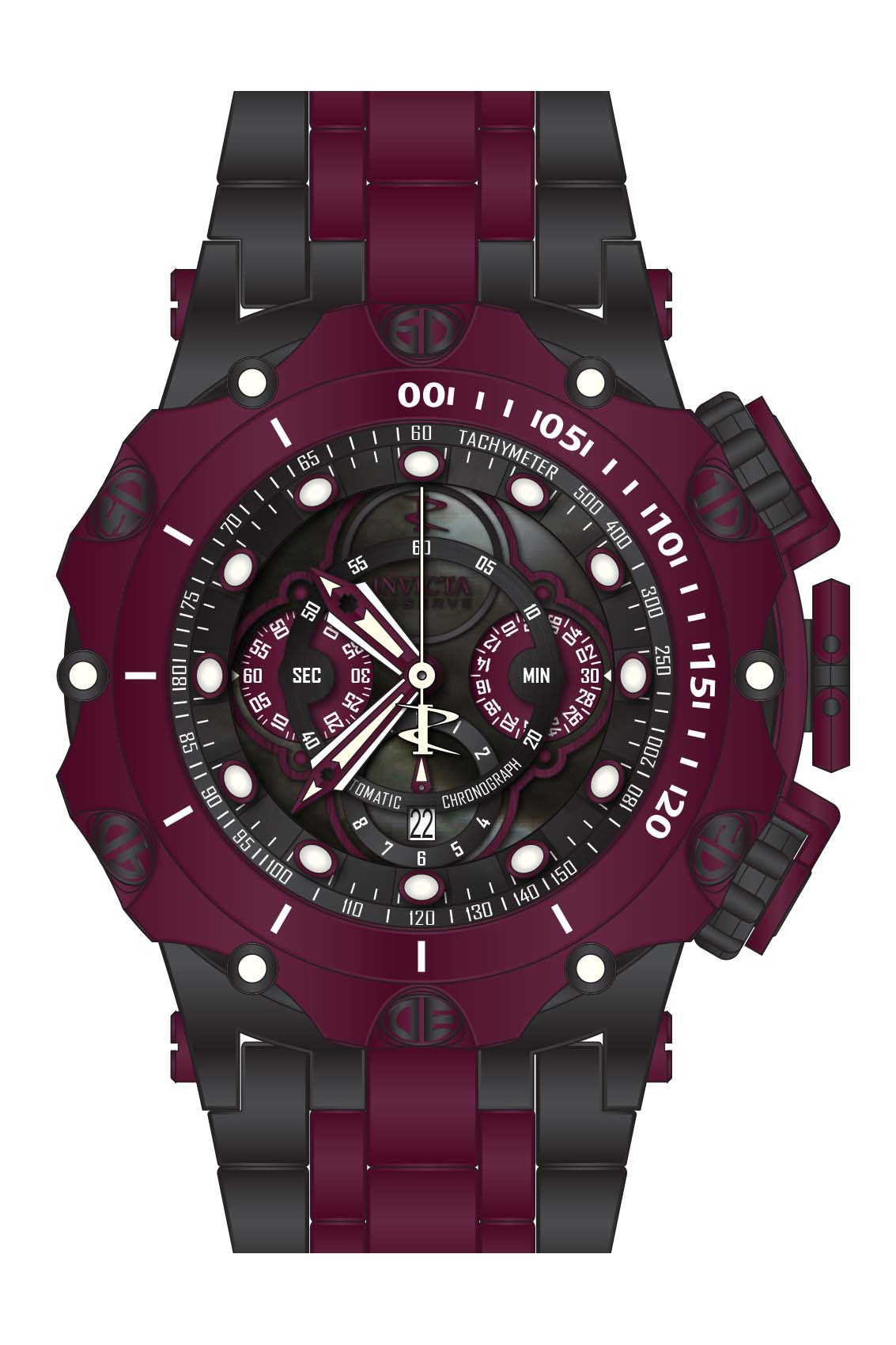 Band for Invicta Reserve Men None 43020