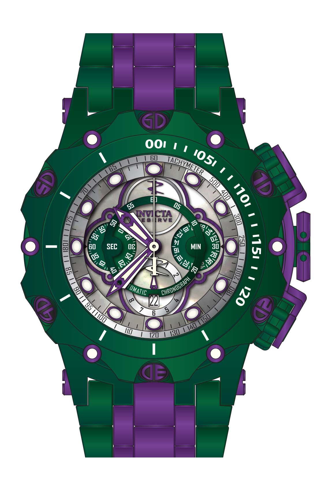 Band for Invicta Reserve Men None 43021