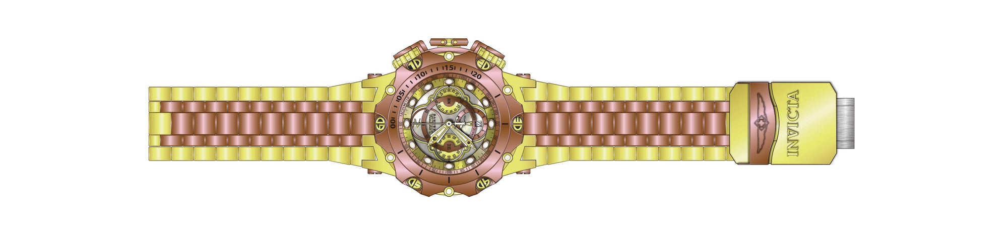 Band for Invicta Reserve Men None 43022