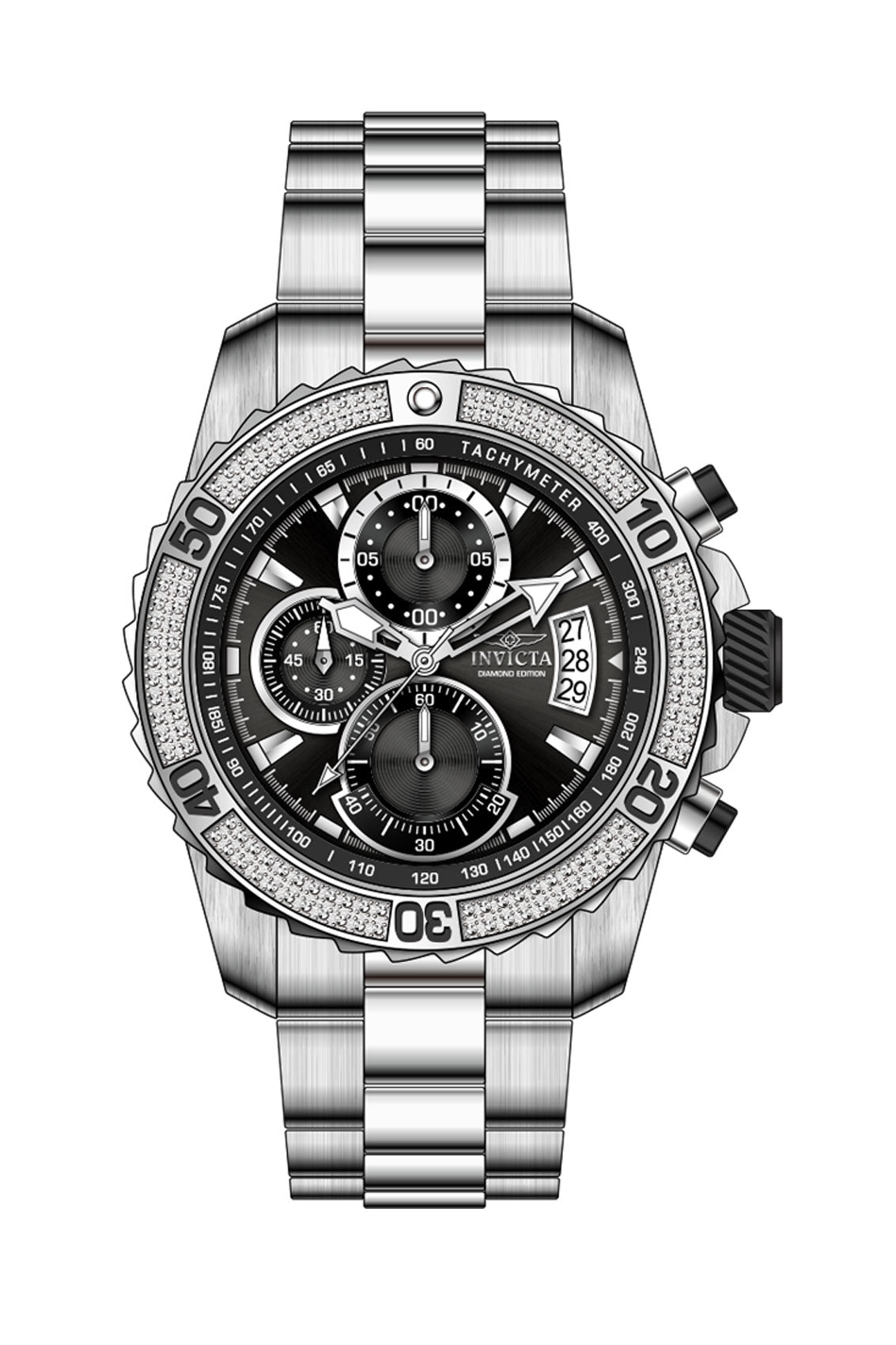 Parts for Invicta Pro Diver Men 37996