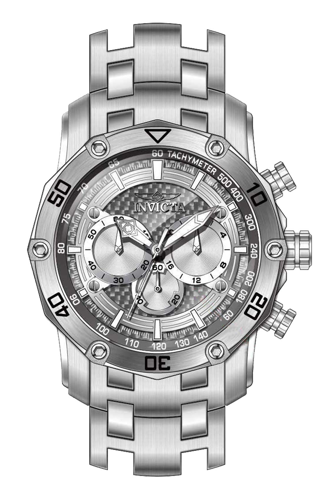 Parts for Invicta Pro Diver Men 37726