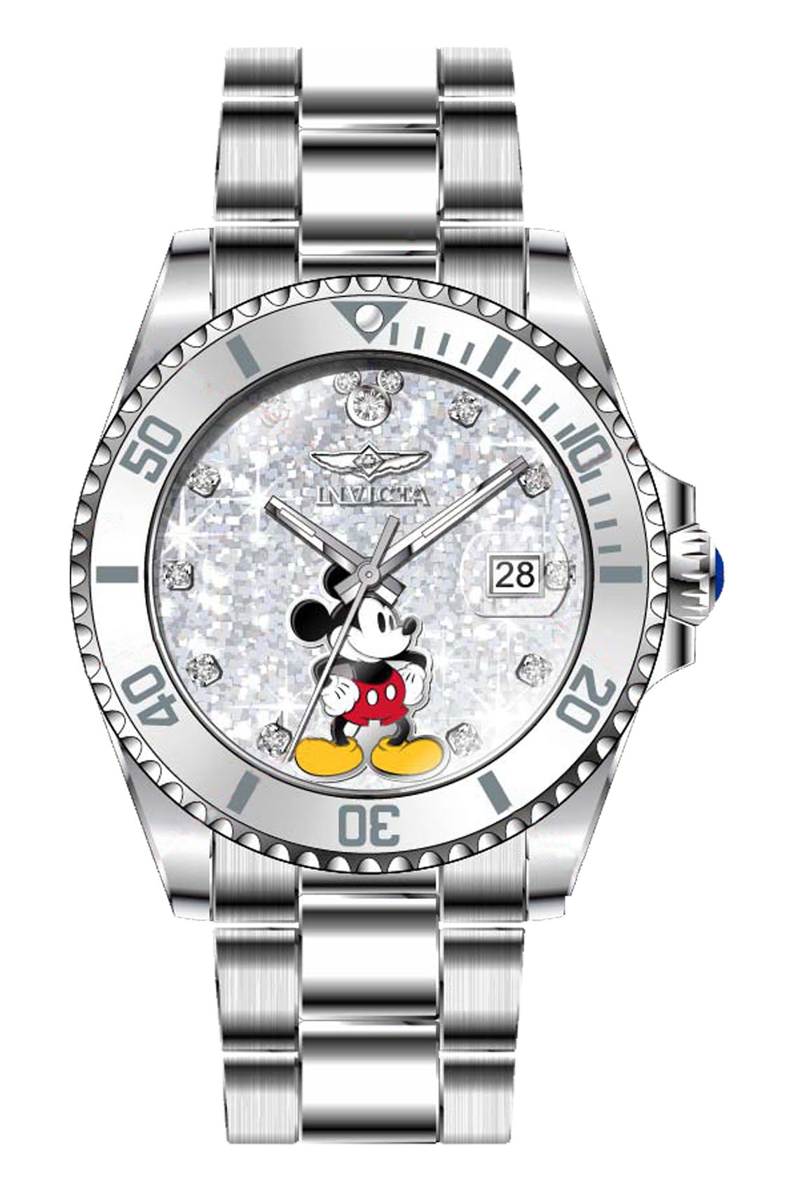 Band for Invicta Disney Limited Edition Mickey Mouse Lady 41213