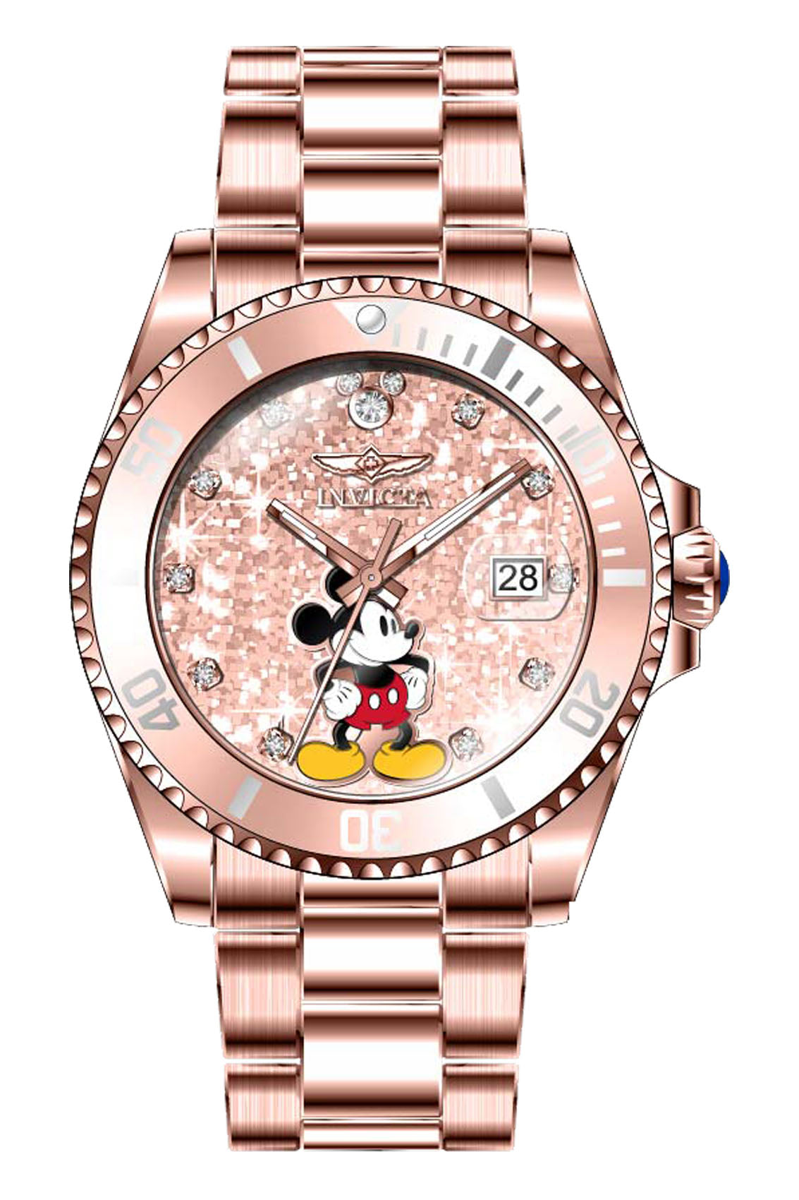 Band for Invicta Disney Limited Edition Mickey Mouse Lady 41210