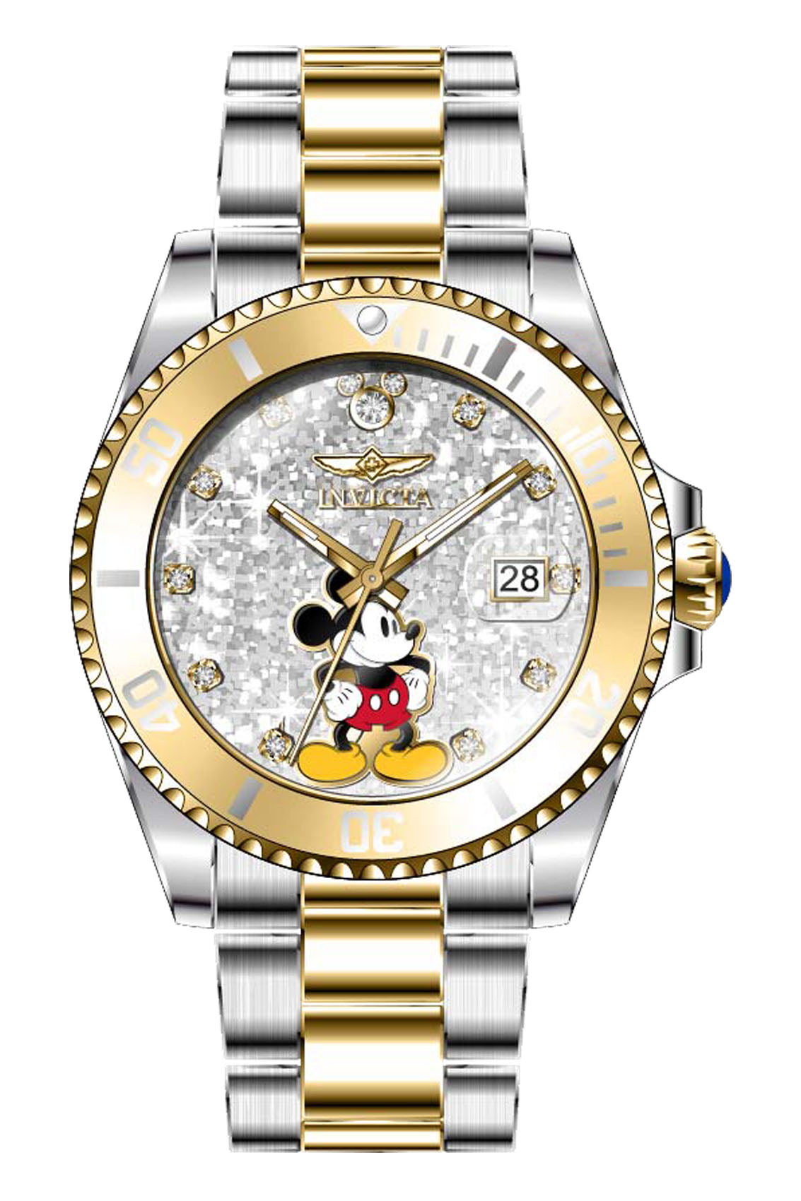 Band for Invicta Disney Limited Edition Mickey Mouse Lady 41214