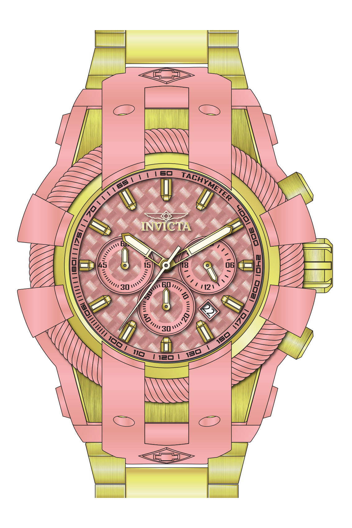 Band for Invicta Bolt Men 43220