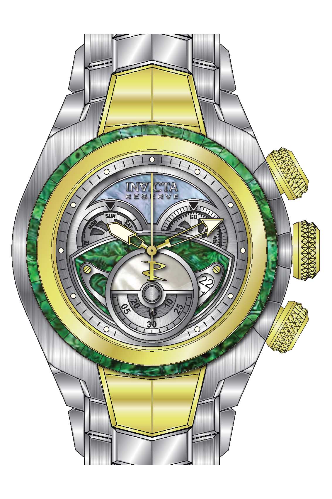 Band for Invicta Reserve S1 Men 43023