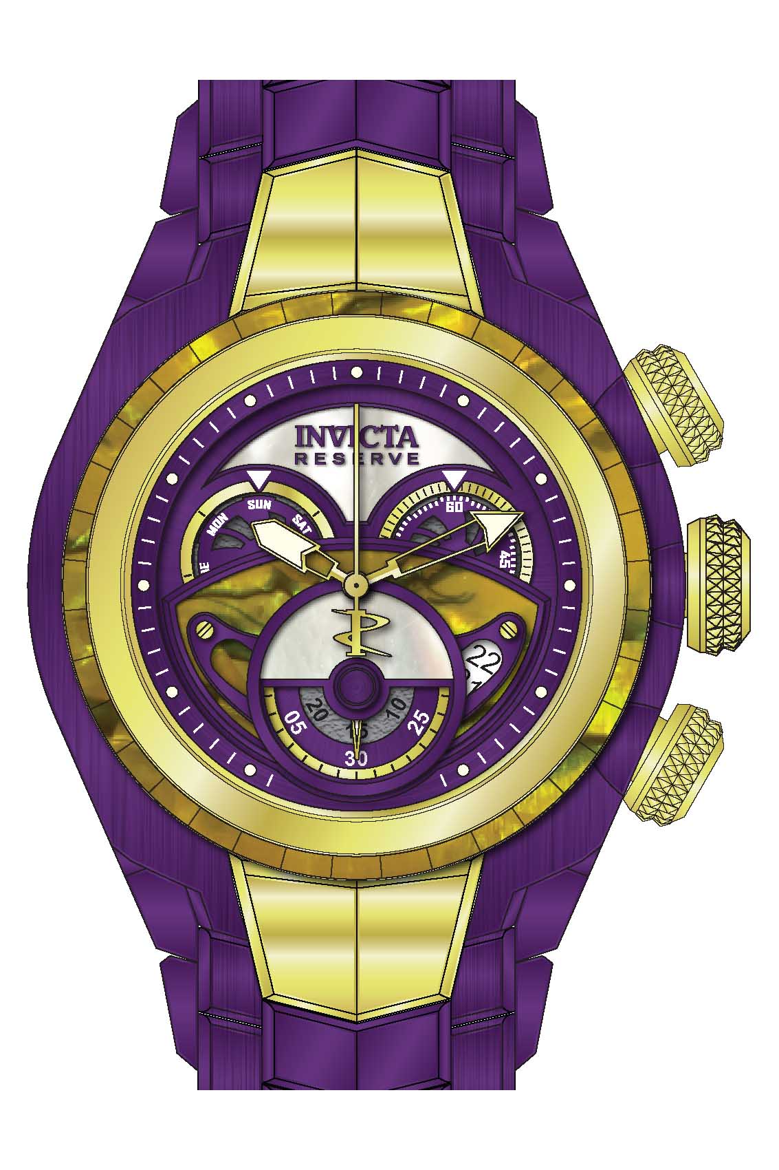 Band for Invicta Reserve S1 Men 43024