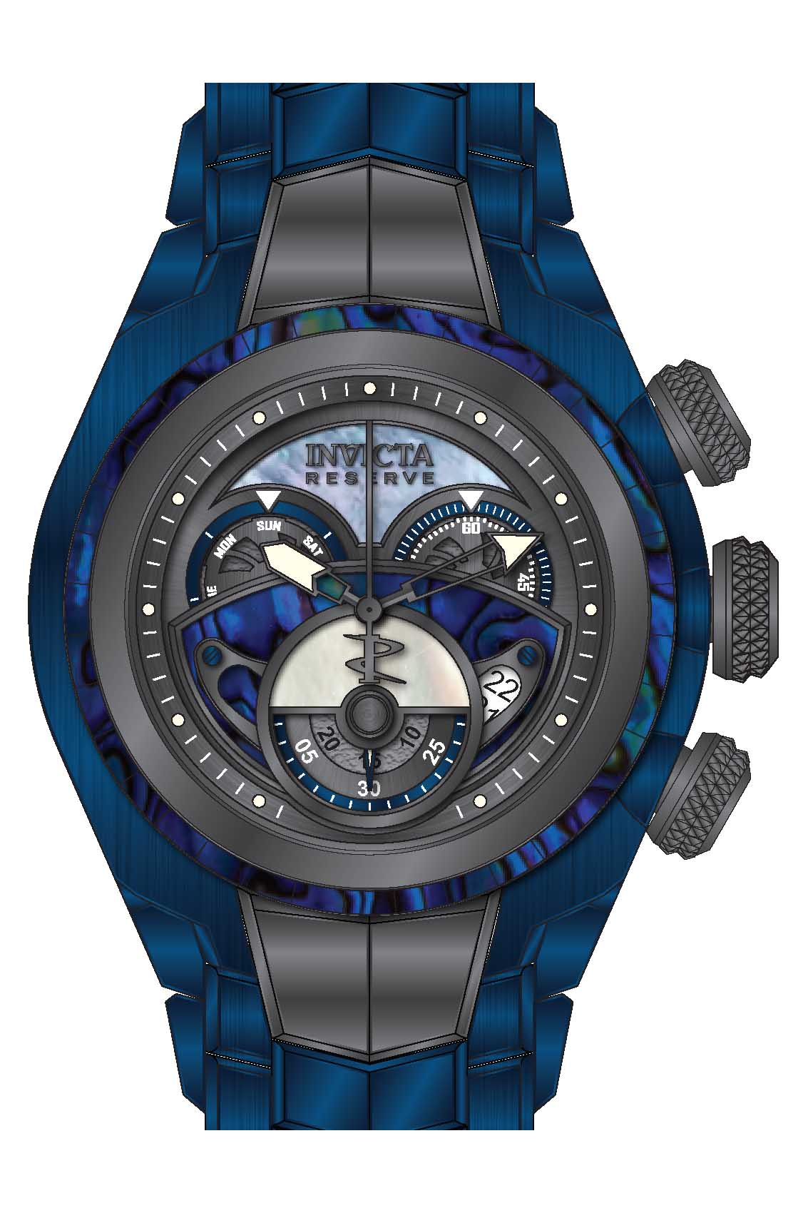 Band for Invicta Reserve S1 Men 43025