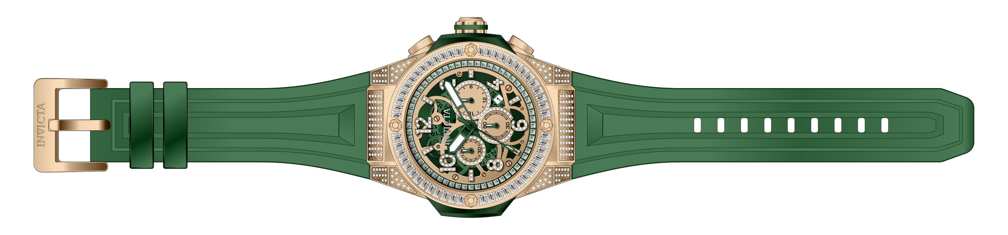 Band for Invicta Akula Men 43698