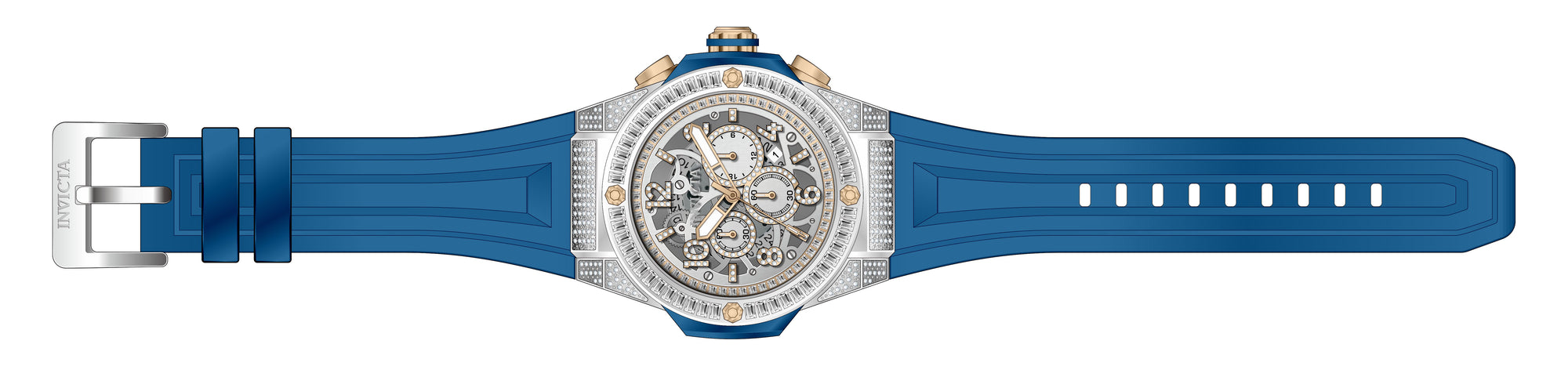 Band for Invicta Akula Men 43700