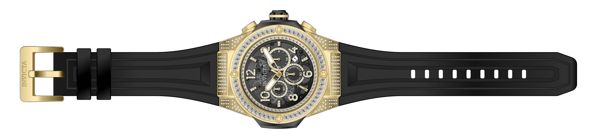 Band for Invicta Akula Men 43701