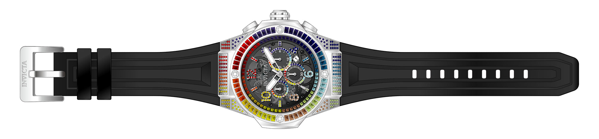 Band for Invicta Akula Men 43703