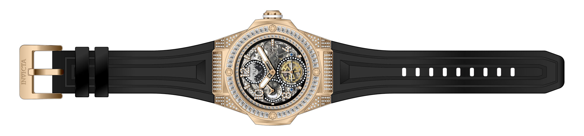 Band for Invicta Akula Men 43712