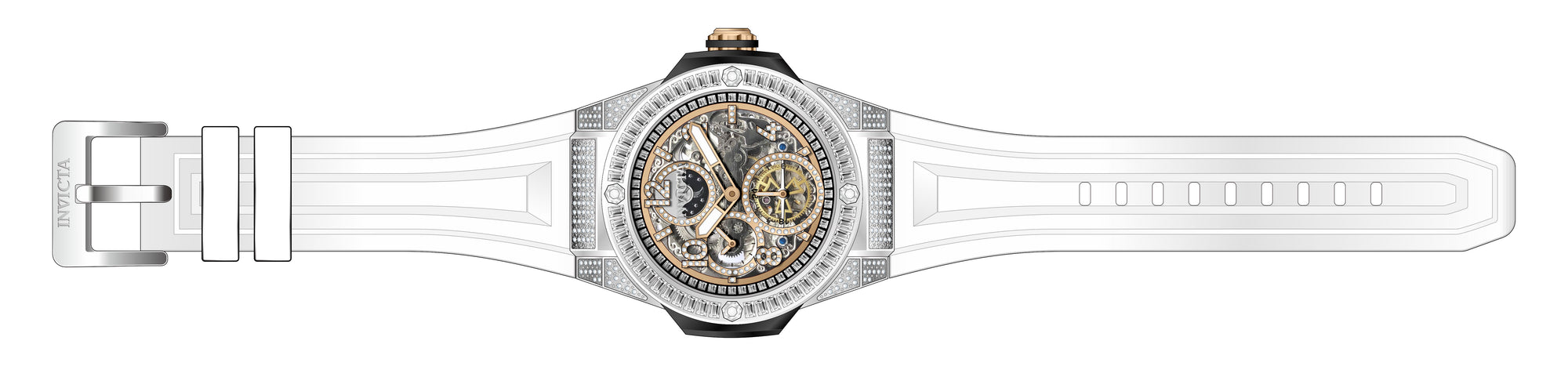 Parts for Invicta Akula Men 43716