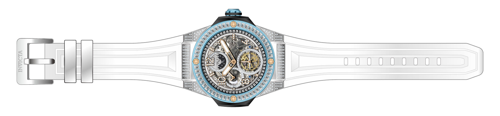 Parts for Invicta Akula Men 43719