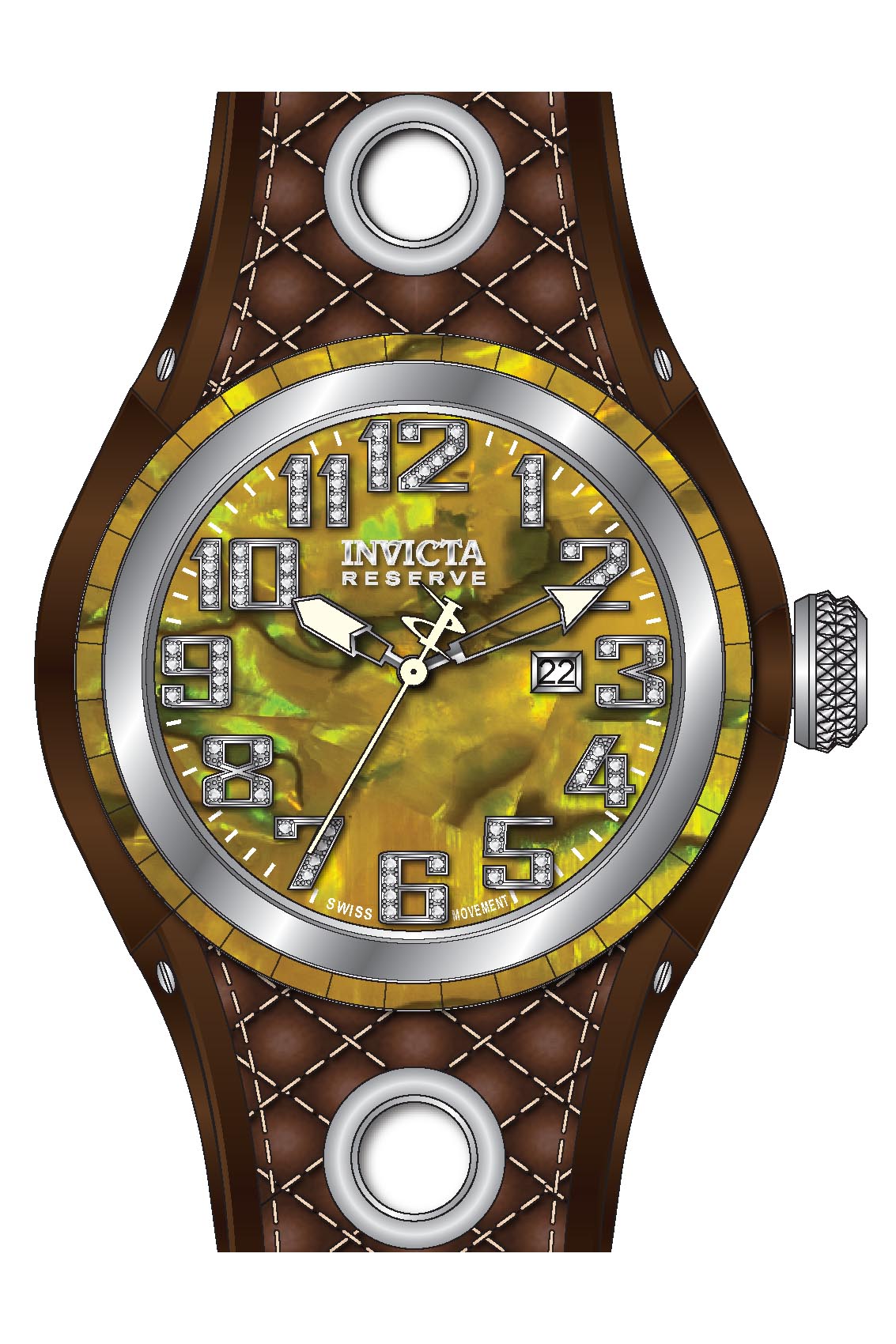 Band for Invicta Reserve S1 Men 43027