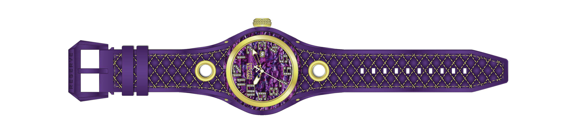Band for Invicta Reserve S1 Men Purple Label 43032