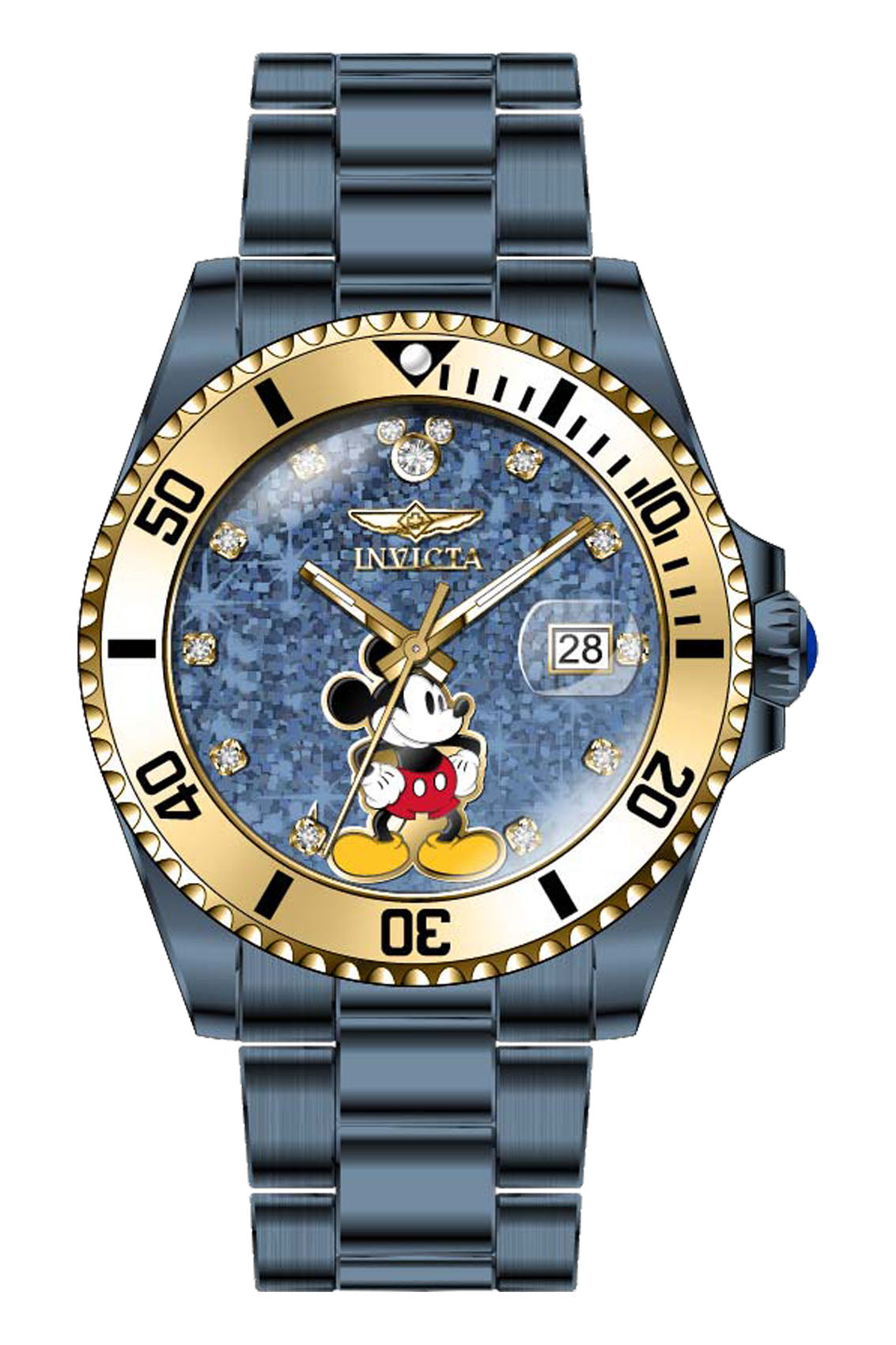 Band for Invicta Disney Limited Edition Mickey Mouse Lady 41217