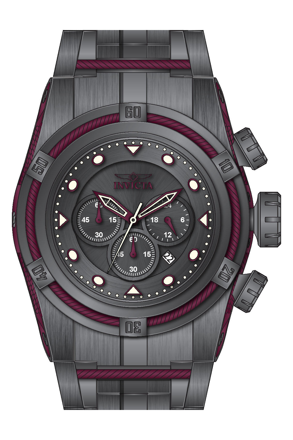 Band for Invicta Bolt Zeus Men 43352
