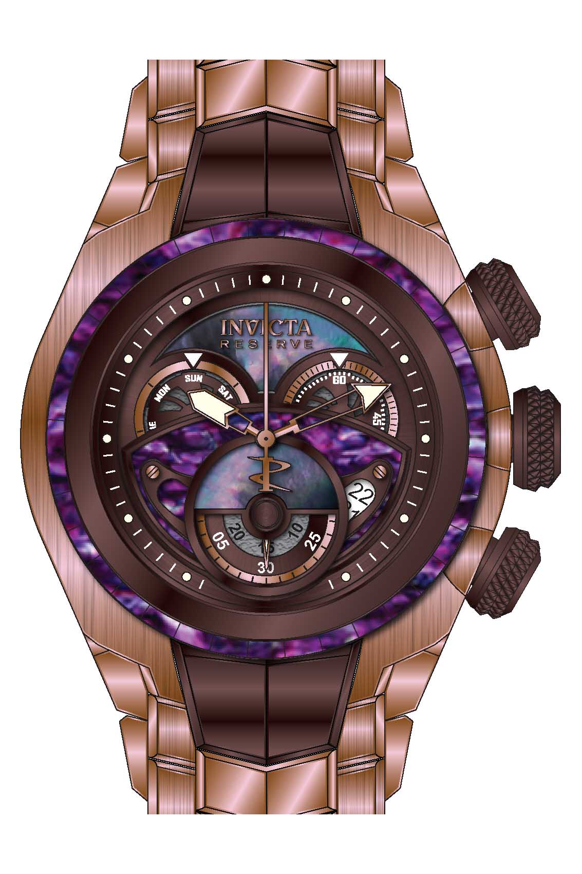 Band for Invicta Reserve S1 Men 43026