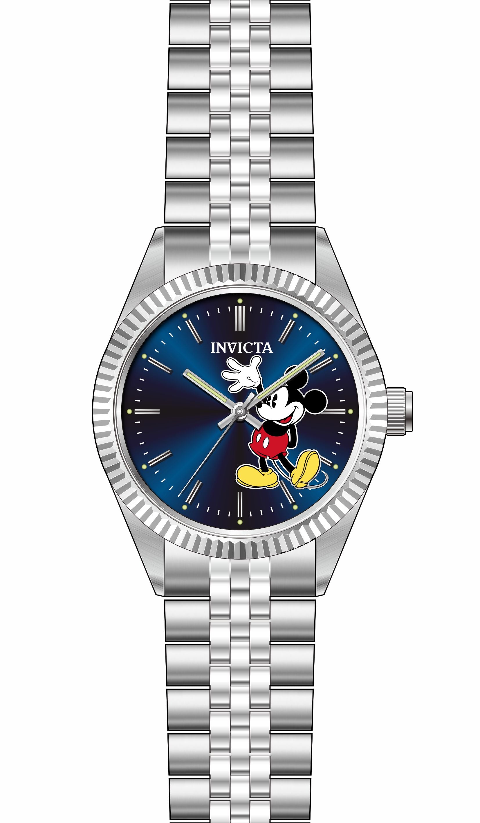 Band for Invicta Disney Limited Edition Mickey Mouse Men 43869