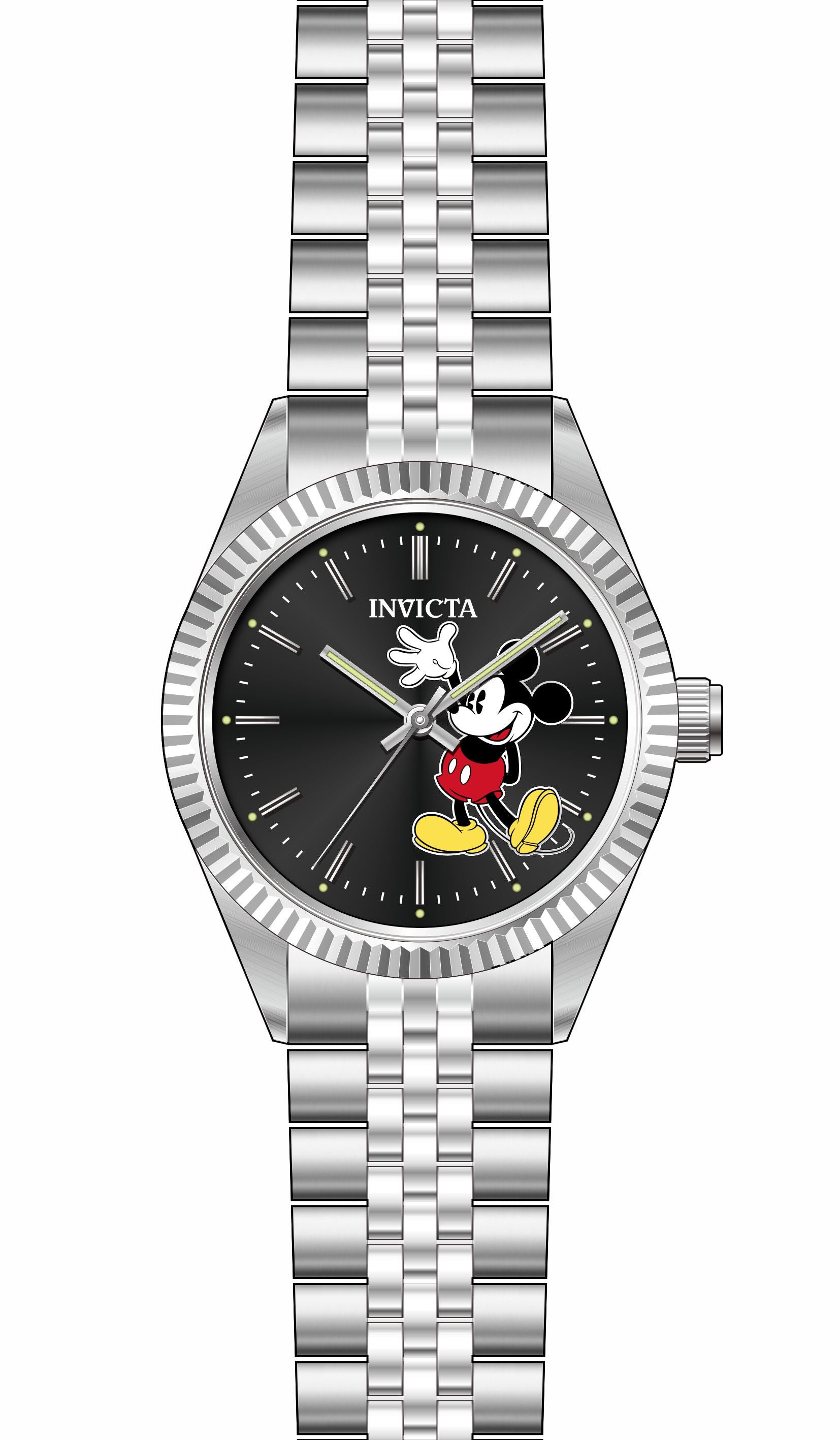 Band for Invicta Disney Limited Edition Mickey Mouse Men 43870