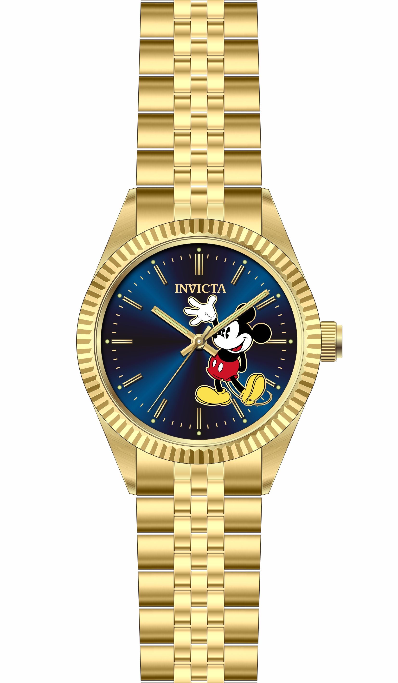 Band for Invicta Disney Limited Edition Mickey Mouse Men 43871