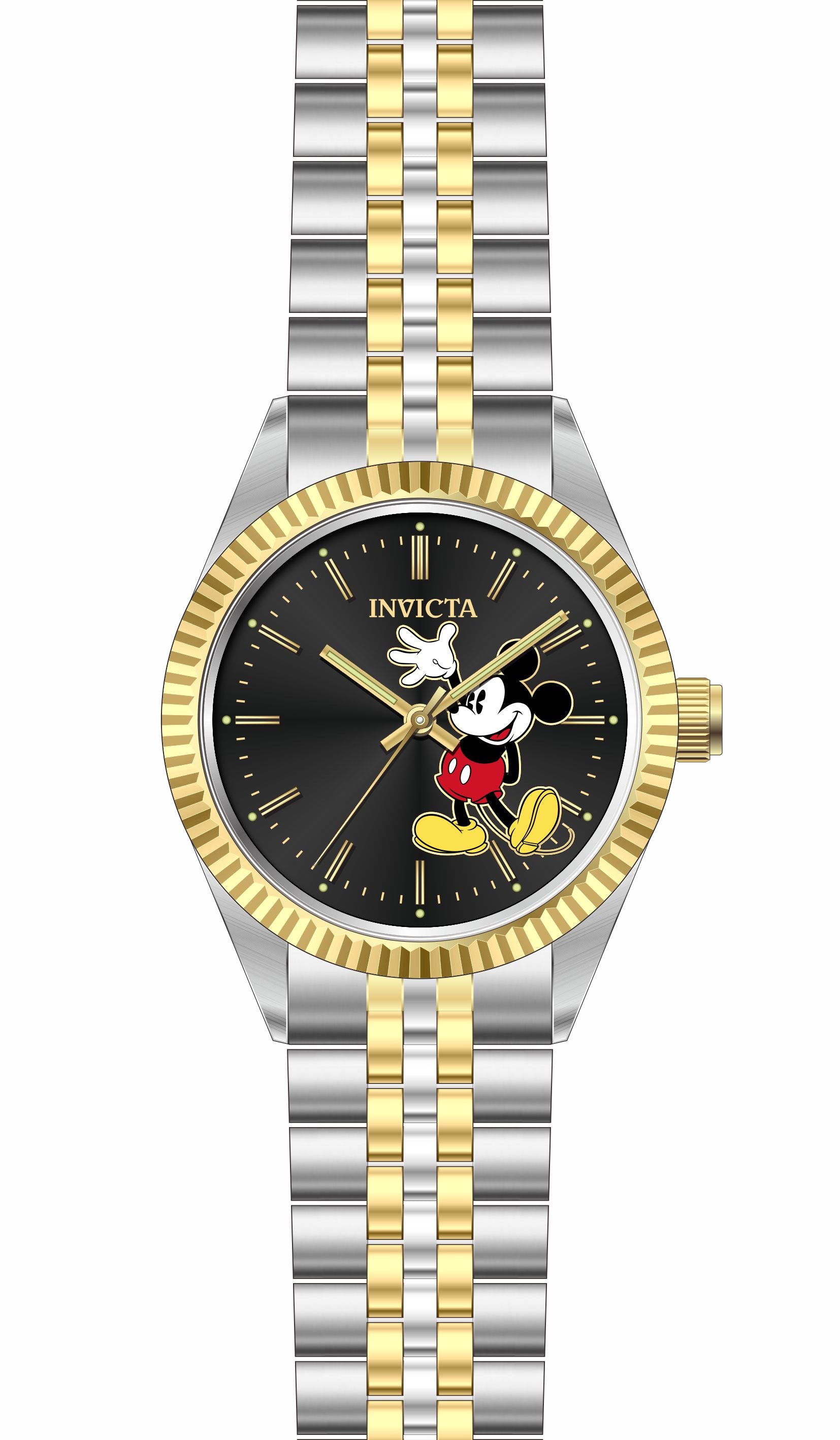 Band for Invicta Disney Limited Edition Mickey Mouse Men 43873