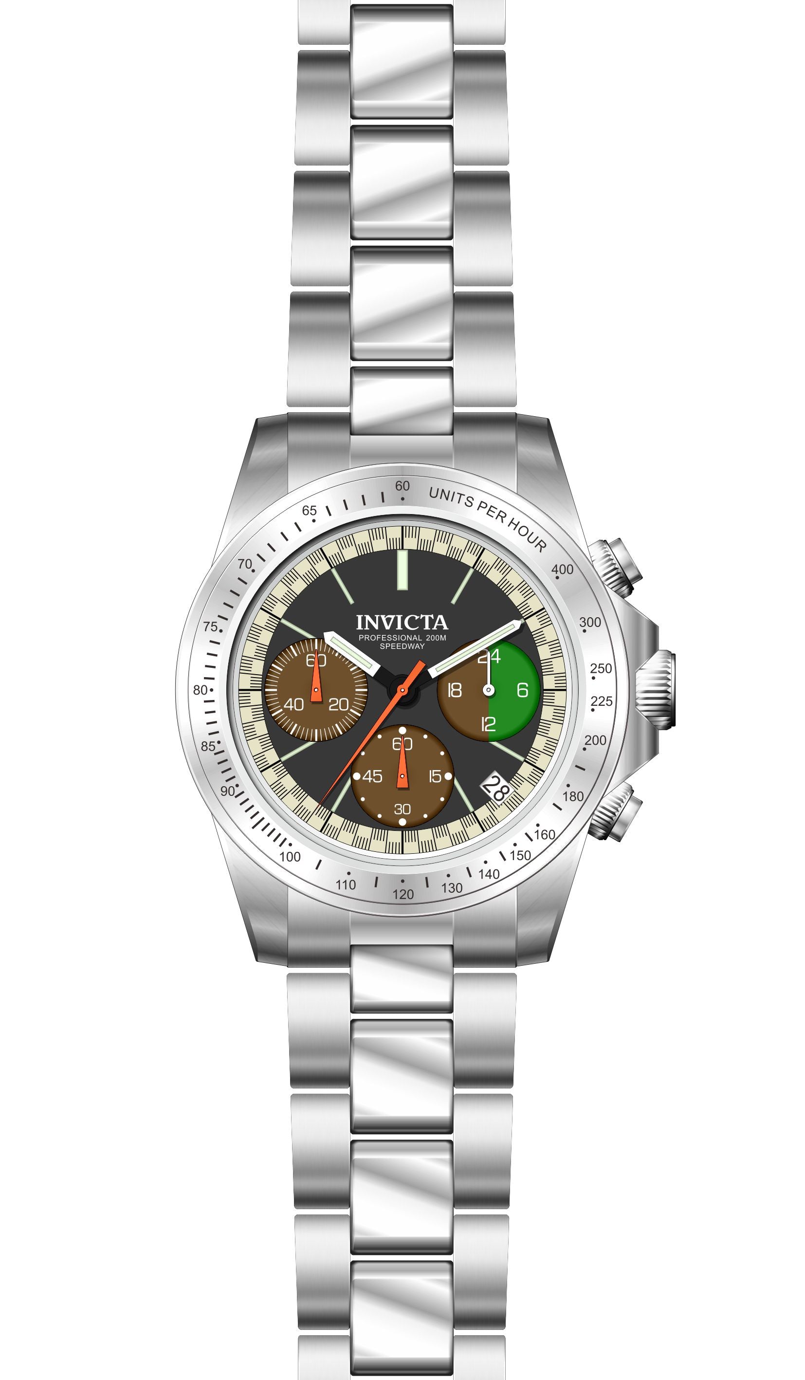 Band for Invicta Speedway Men 43801