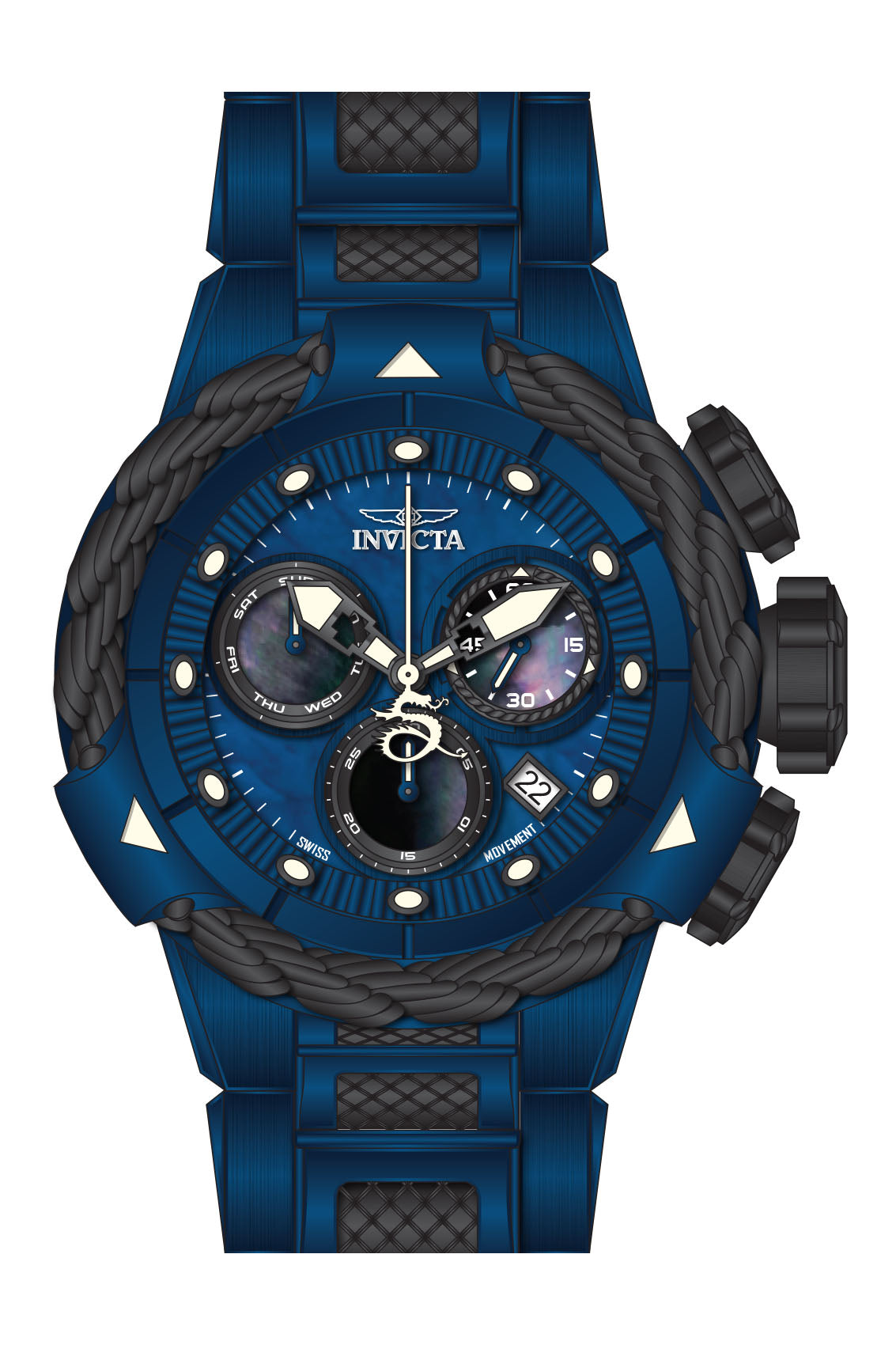 Parts for Invicta Subaqua Alpha Men 43219