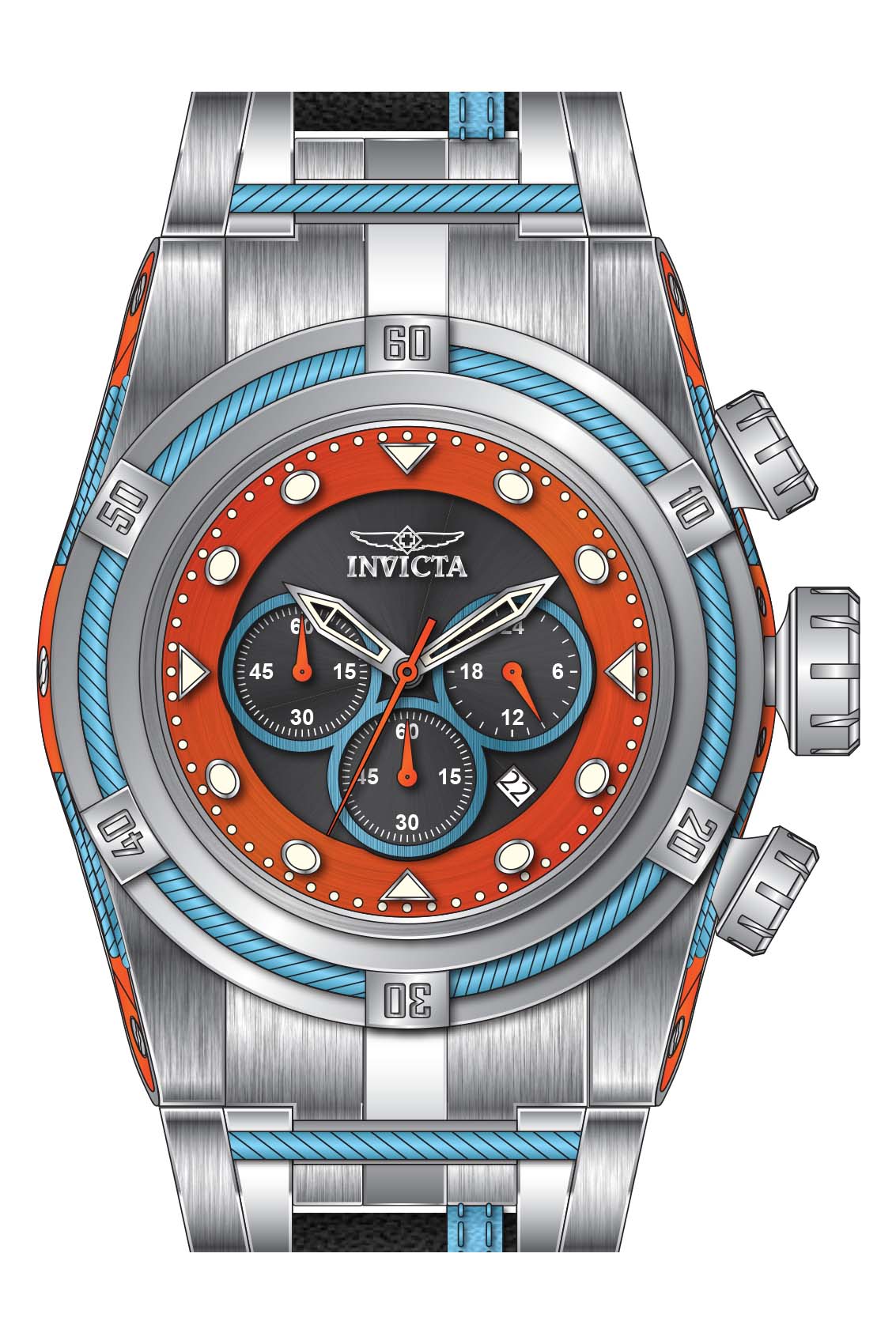 Parts for Invicta Bolt Zeus Men 43785