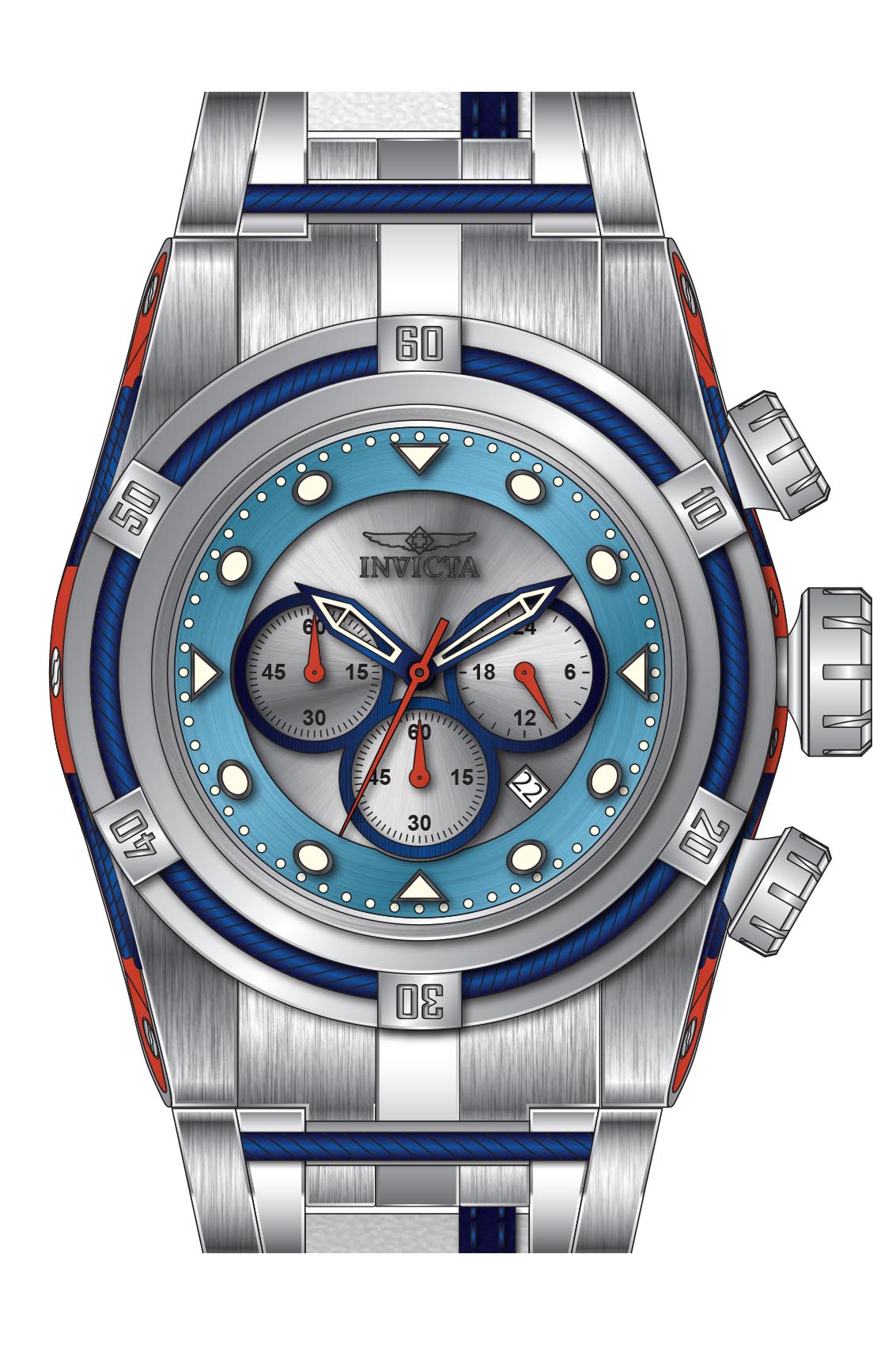 Band for Invicta Bolt Zeus Men 43788