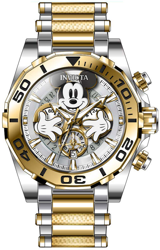 Band for Invicta Disney Limited Edition Mickey Mouse Men 37814