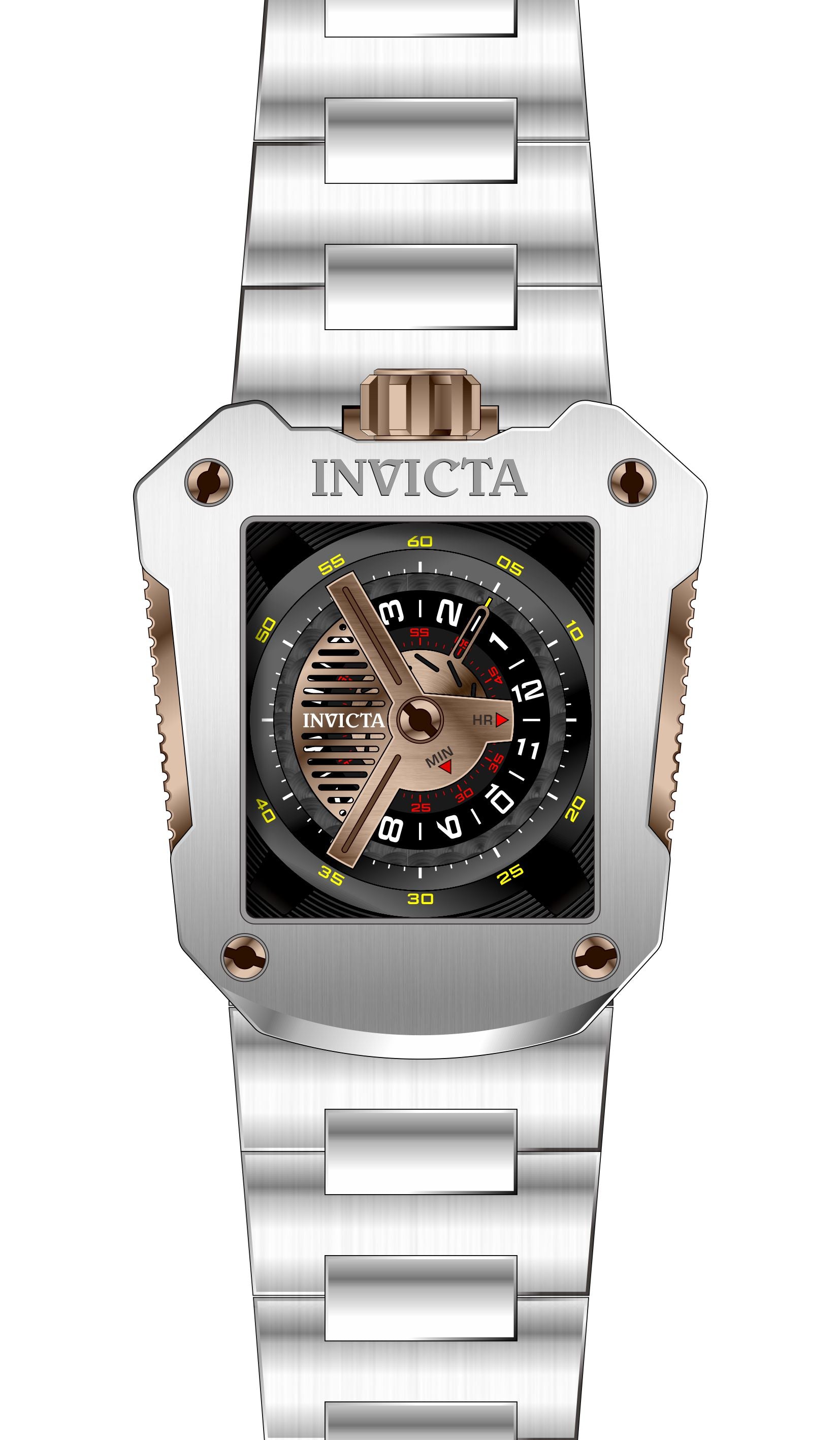 Prøv det heltinde Trickle Parts for Invicta S1 Rally Men 41654 - Invicta Watch Bands