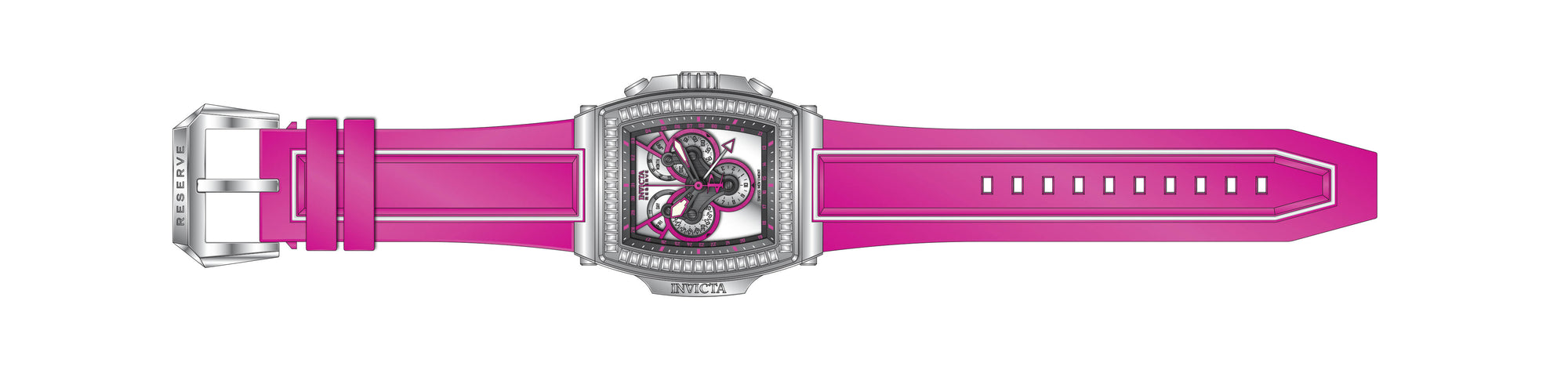 Band for Invicta S1 Rally Diablo Men None 43372