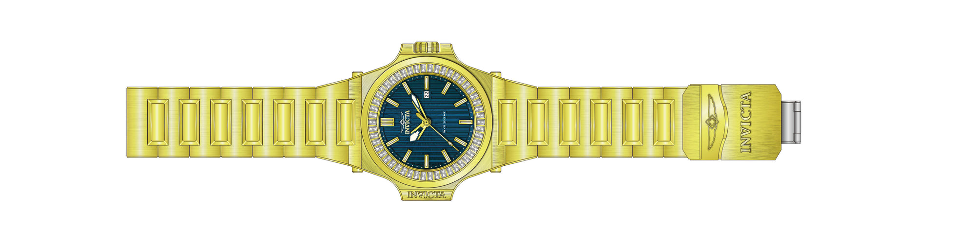 Band for Invicta Akula Men 43387