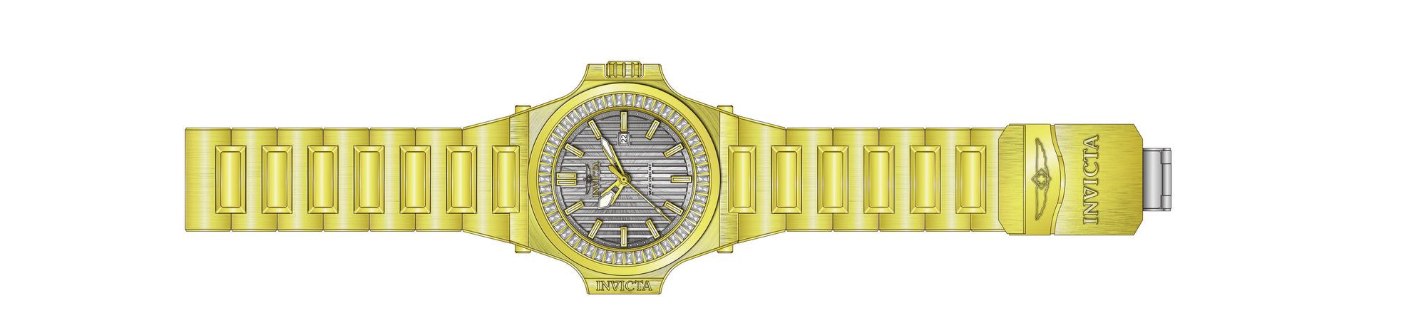 Band for Invicta Akula Men 43388