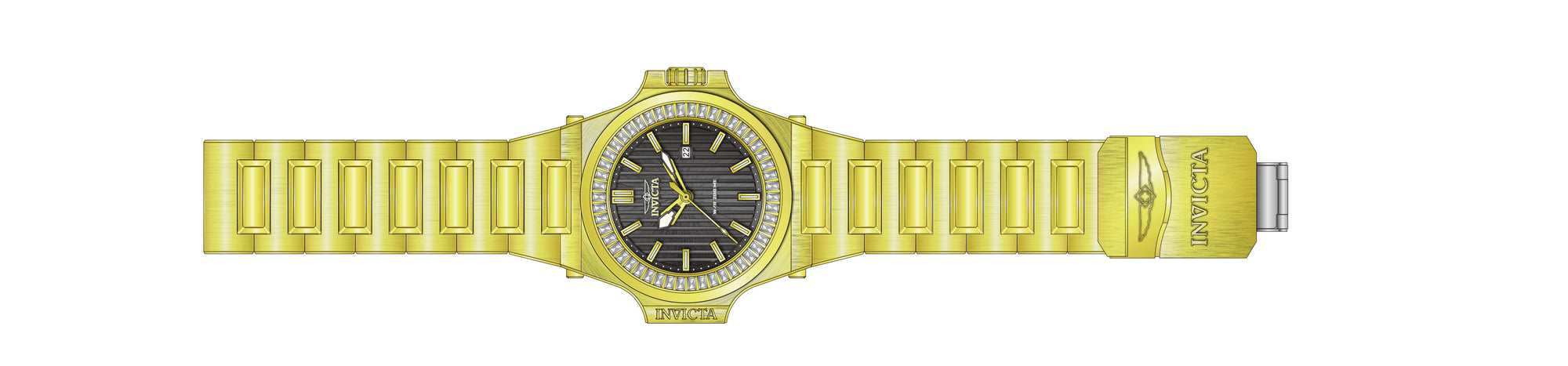 Band for Invicta Akula Men 43389