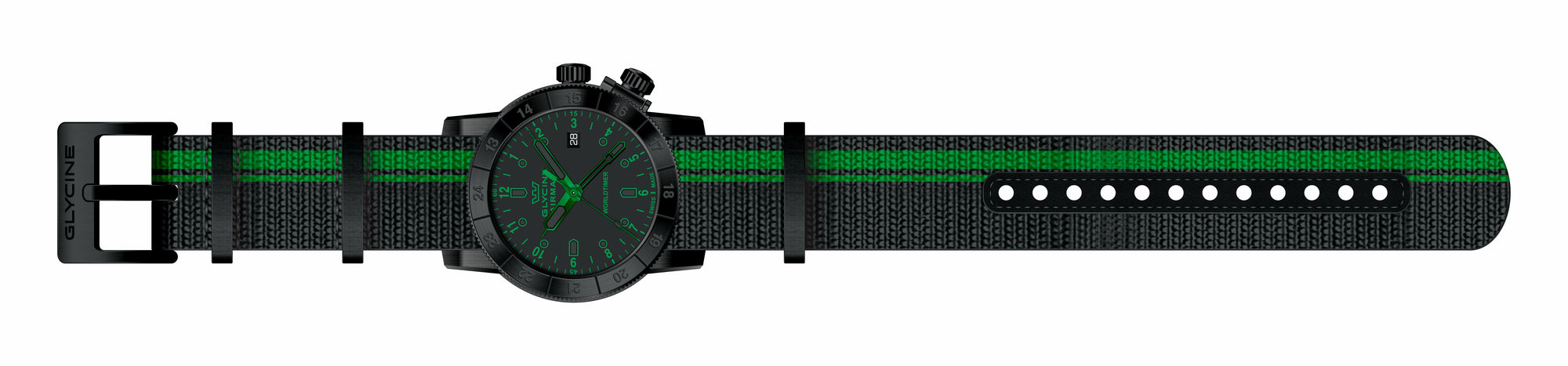 Parts for Glycine Airman 42 Dual Time Quartz GL1032