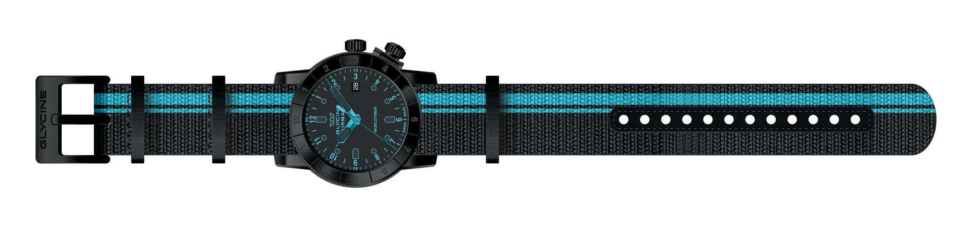 Parts for Glycine Airman 42 Dual Time Quartz GL1035