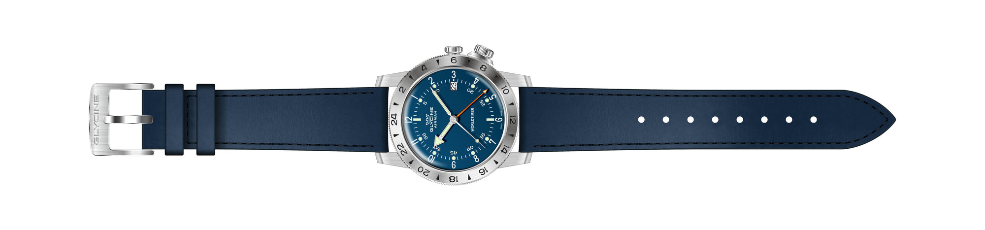 Parts for Glycine Airman 42 Dual Time Quartz GL1049