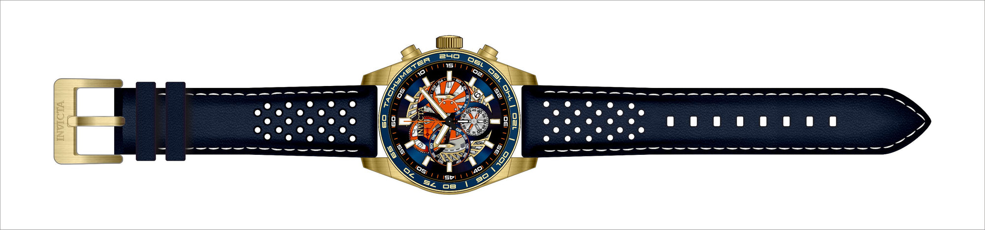 Band for Invicta Aviator Men 41690
