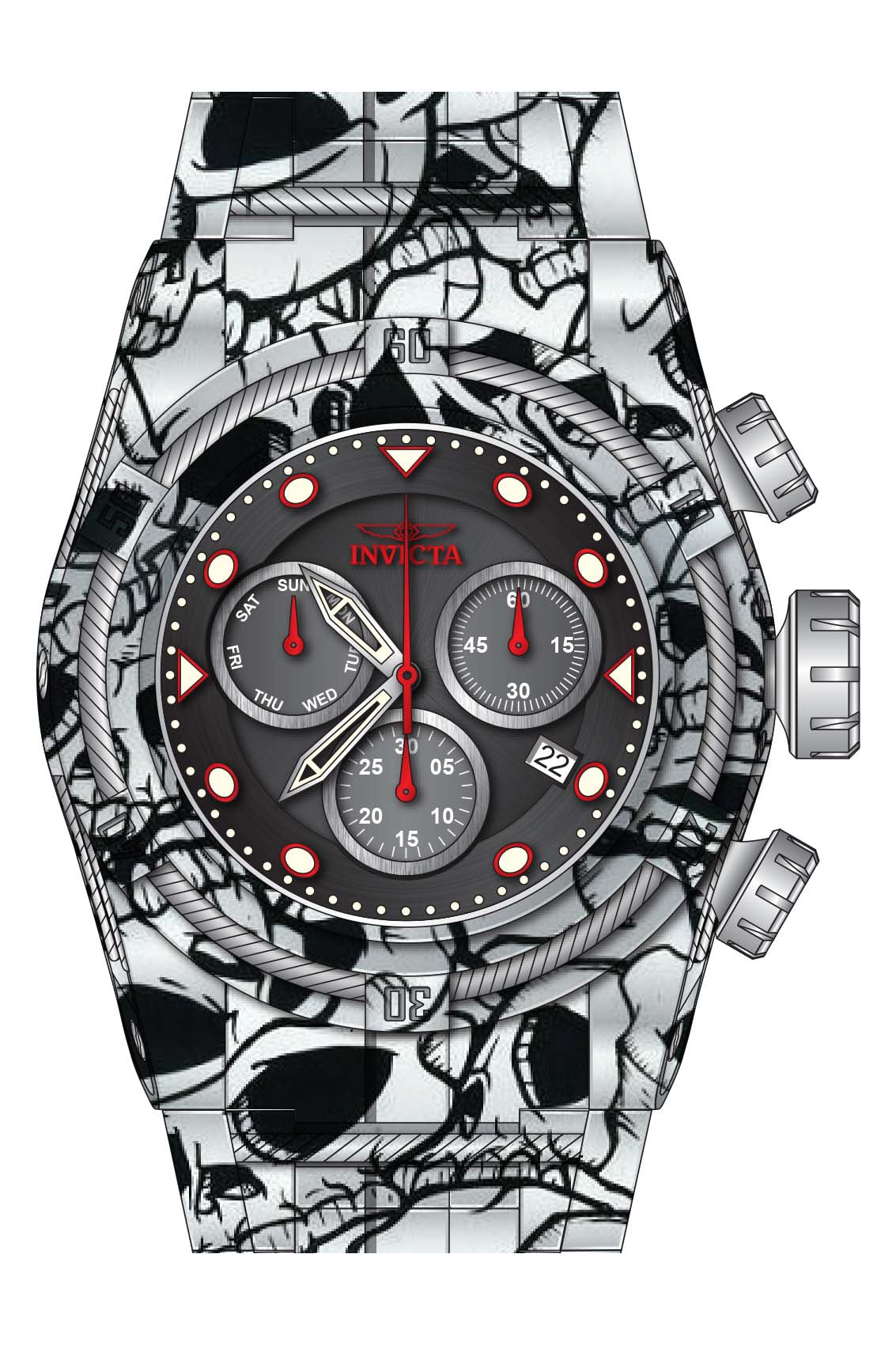 Band for Invicta Bolt Men 43859