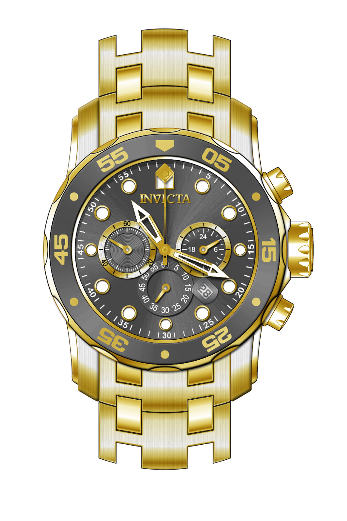 Band for Invicta Pro Diver SCUBA Men 40193