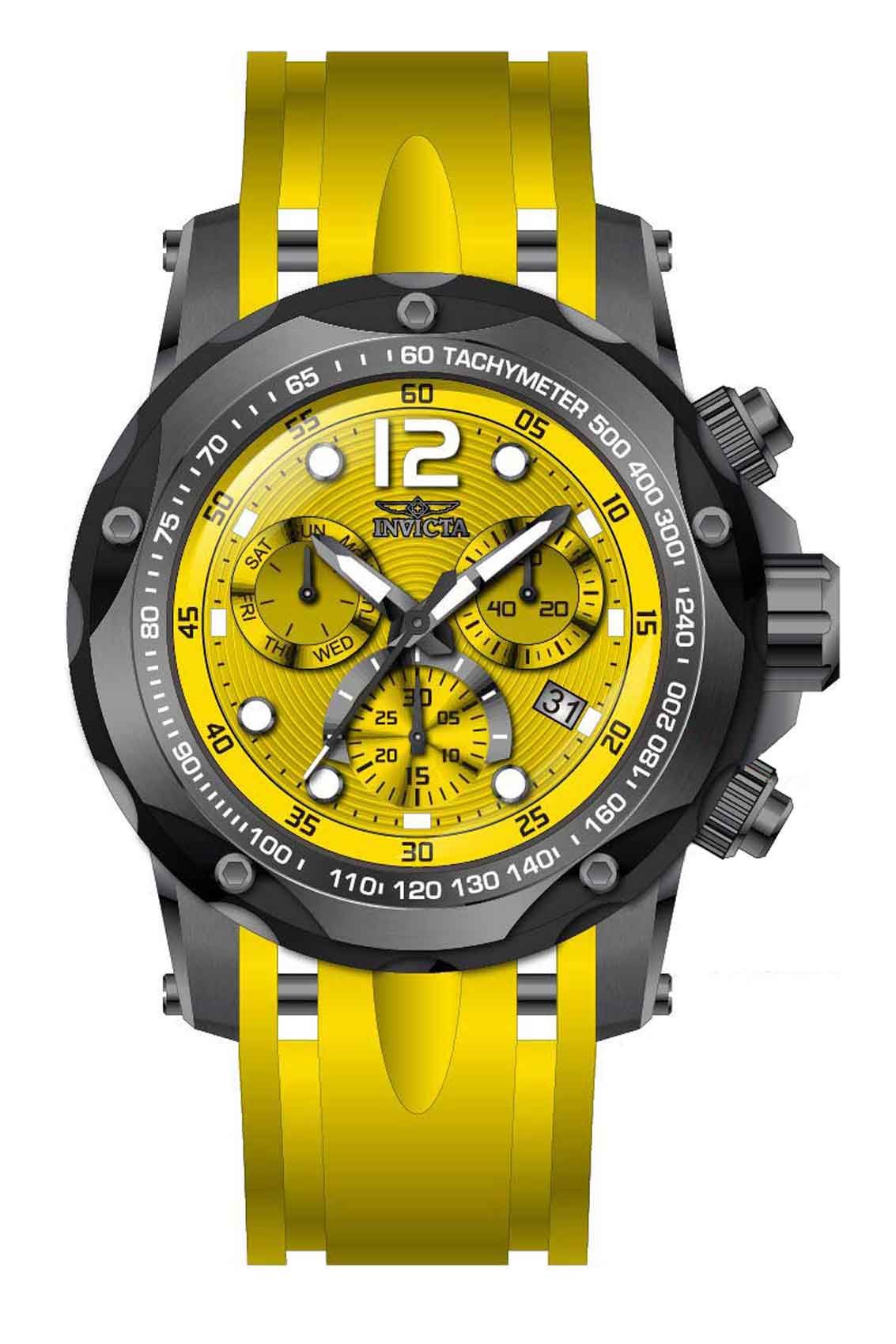 Parts for Invicta Speedway LATAM Exclusive Men 40354