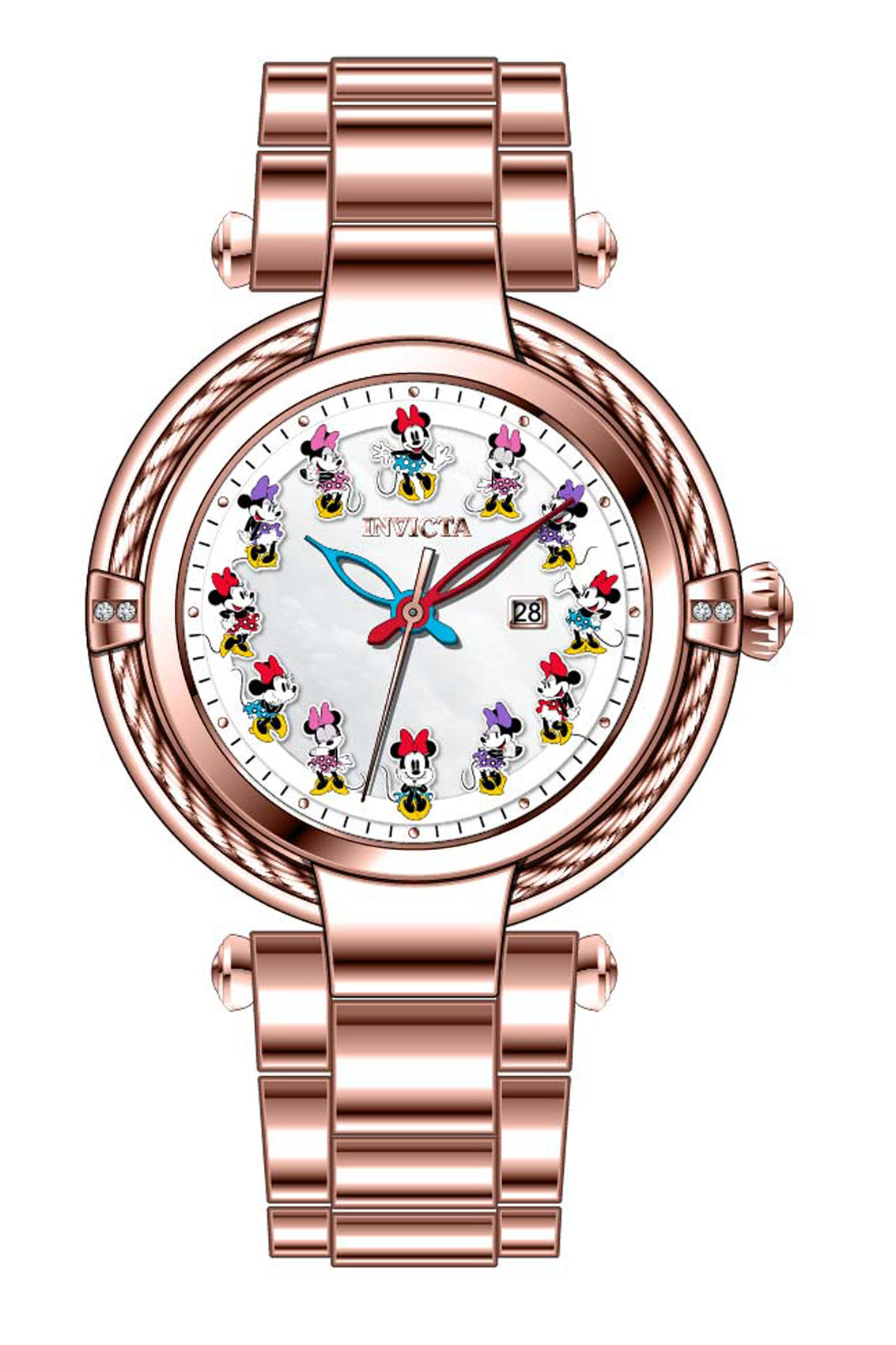 Band for Invicta Disney Limited Edition Minnie Mouse Lady 40097