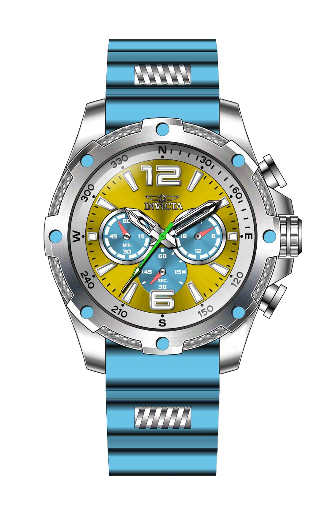 Band for Invicta I-Force Men 43005