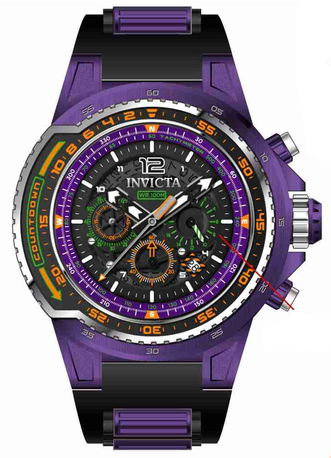 Band For Invicta Aviator  Men 44340